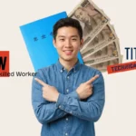 Worker between TITP technical intern and SSW specified skilled worker with a pension handbook and yen notes